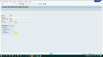 04.3) Inkoopinformatierecord (PIR) - SAP MM (HANA / ECC). #sapmmtraining #sap #sapmm