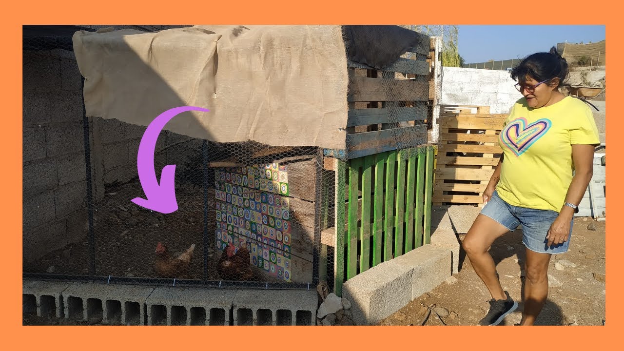 🐣 Como hacer un gallinero con PALETS de MADERA. "Reciclando y reutilizando"...Estructura.