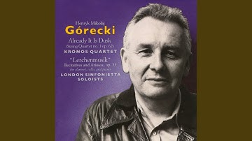 Already It Is Dusk: String Quartet No. 1, Op. 62