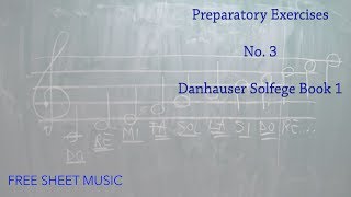 Danhauser Solfege Preparatory Exercise - No.3 | Reference Audio