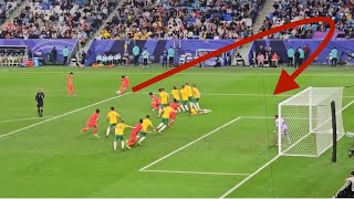 Heung min son free kick Goal Vs Australia \& South Korea vs Australia 2-1 \& AsianCup \& 02\/02\/2024