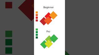 Beginner vs Pro Illustrator Trick: Color Shapes Like a Pro with Live Paint Bucket tool