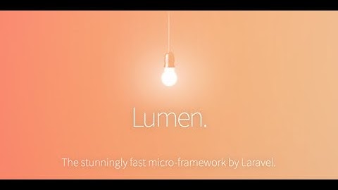 Tutorial Membuat Web Service Dengan Menggunakan Framework Lumen