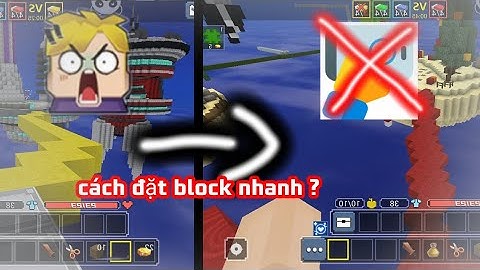 cách đặt block nhanh cho cps yếu [blockman go] | slimeshadow_vn