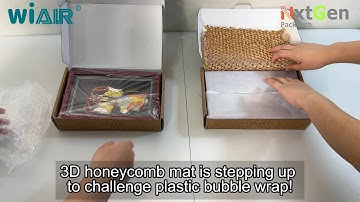 Say Goodbye to Hassle: Easy & Eco-Friendly Unpacking with Honeycomb Paper Pads!
