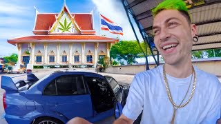 What do the locals blaze in Thailand?