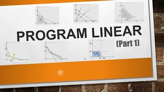 Pembahasan Soal Program Linear | Bagian 1