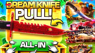 I PULLED MY DREAM KNIFE ON HELLCASE!