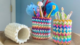 Scrap Yarn Jellybean Canister