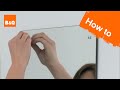 How to put up a bathroom mirror How to put up a bathroom mirror
