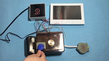 7 inch Intercom System for Multi Apartment Building Wire Video Intercom