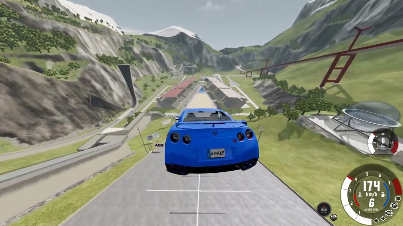 Mini compilation of car crashes on beamng