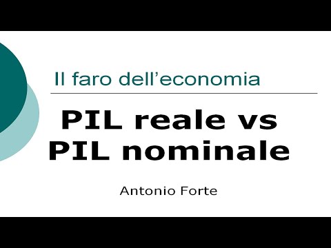 Video: PNL nominale vs PIL reale: qual è la differenza?