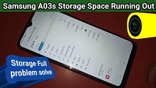Samsung A03s Storage space Running out problem solve