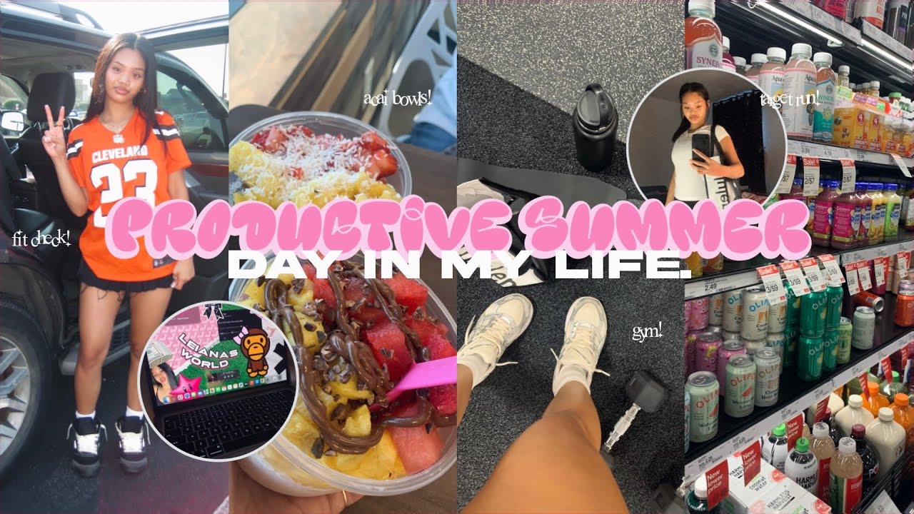 Продуктивный летний день в моей жизни | асаи-боулы, спортзал, проверка физической формы, новый Ma...