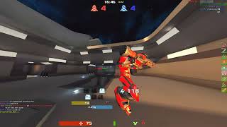 Xonotic. Clan Arena on Stormkeep. Testing other mouse