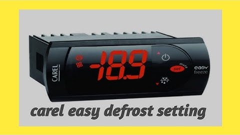 Carel Easy Controller-programmering | Carel Controller-ontdooi-instelling #zkmultitech