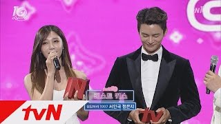 tvNfestival&awards [tvN10어워즈]tvN 키스모음! 베스트키스 1위 서인국♥정은지 161009 EP.2