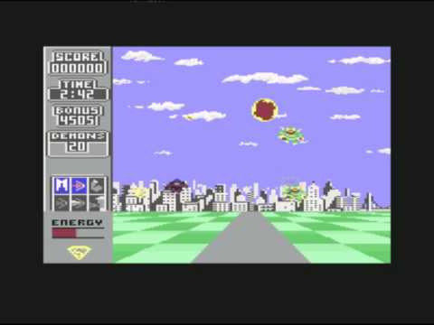 Superman: The Man of Steel (C64) gameplay