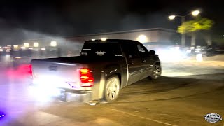 GMC SIERRA TOOK OVER THE MEET GOING CRAZY