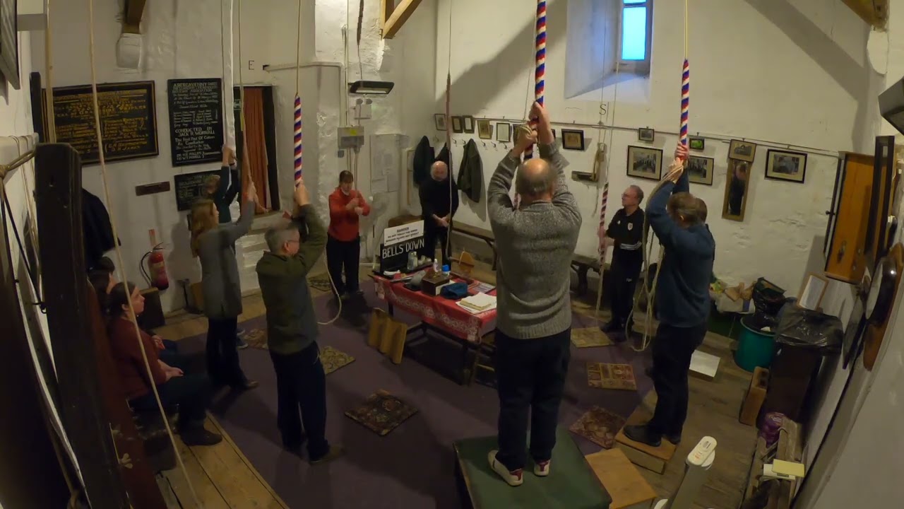 Monmouth Branch AGM 2023 Ringing - Abergavenny - Grandsire Caters (Service Touch)