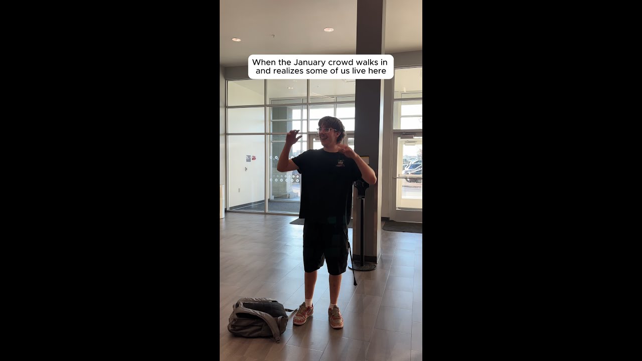 When the January crowd walks in...