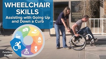 Craig Hospital Wheelchair Skills: How to Assist with Going Up and Down a Curb