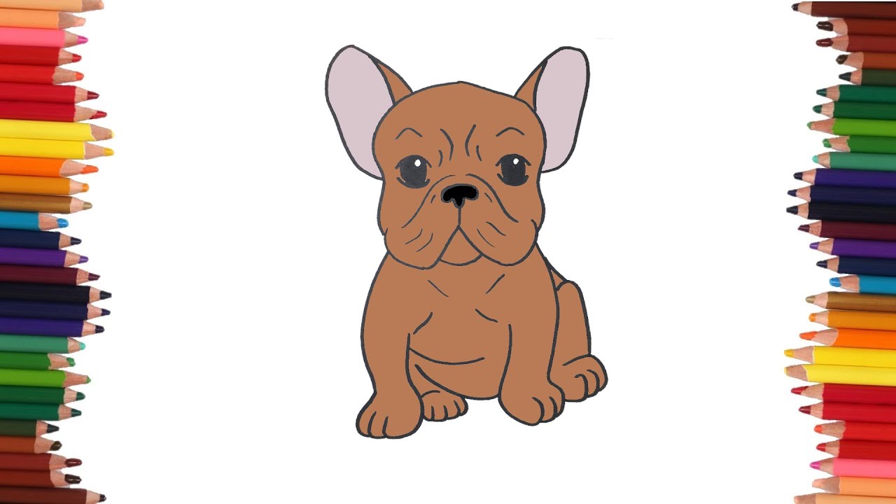 como dibujar un bulldog frances | Dibujos faciles - YouTube como-dibujar-un-bulldog-frances-dibujos-faciles-youtube