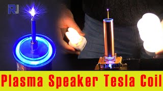 Review of Plasma Speaker Tesla Coil 72W - RJT363