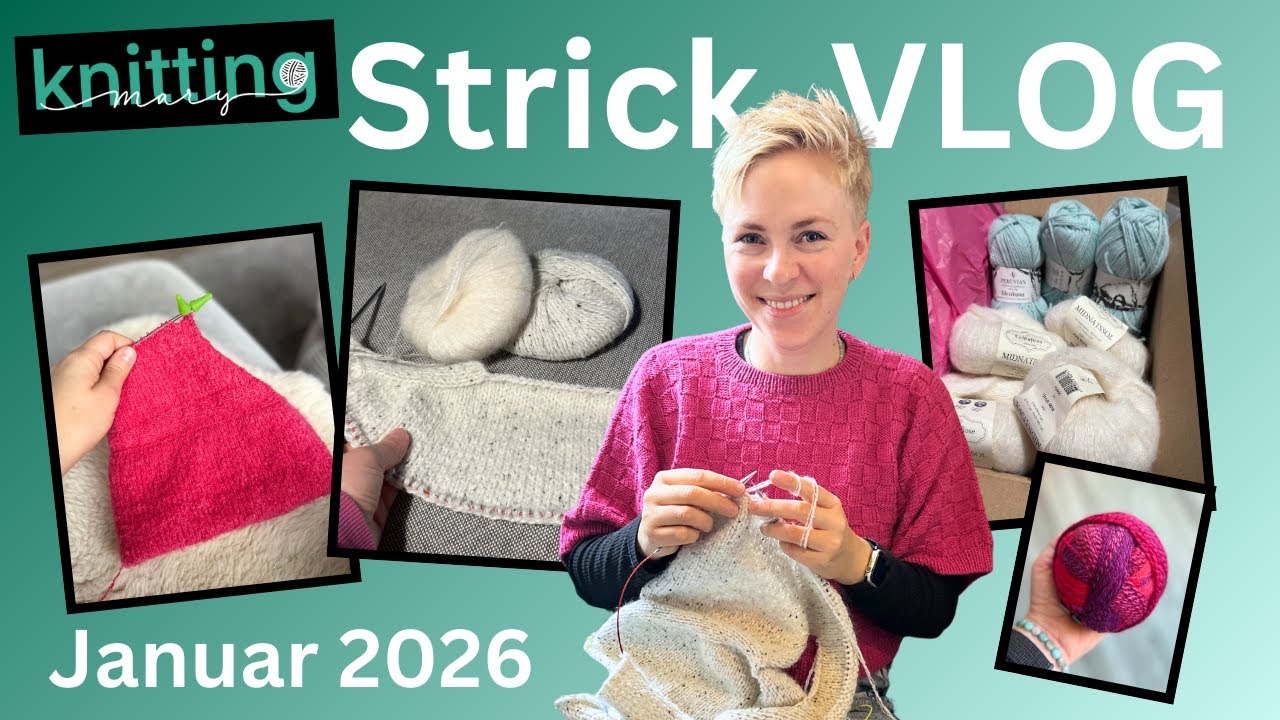 Strick-Tagebuch Januar 2026 - Oslo Mütze, Cove Sweater & Wollkäufe