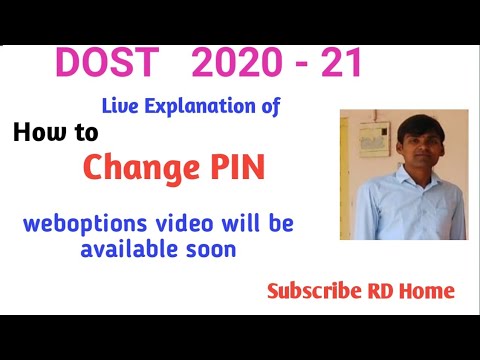 TS DOST 2020 Notification I How to change your PIN of DOST by Devender