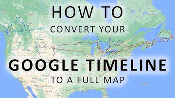 Combine Your Google Timeline To One Map