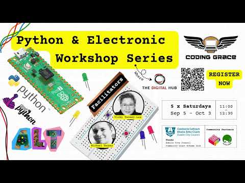 Intro to #Python and #Electronics Workshop Teaser