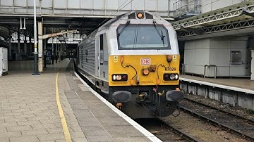 TfW/DB Class 67+DVT departing Manchester Piccadilly
