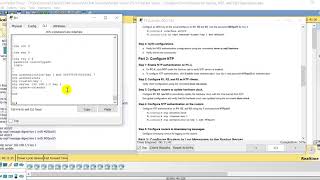 2.6.1.3 Packet Tracer - Configure Cisco Routers for Syslog, NTP, and SSH Operations