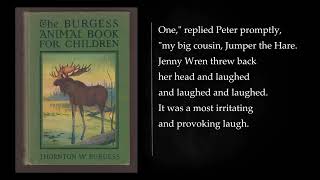 THE BURGESS ANIMAL BOOK FOR CHILDREN By Thornton W. Burgess. Audiobook, full length