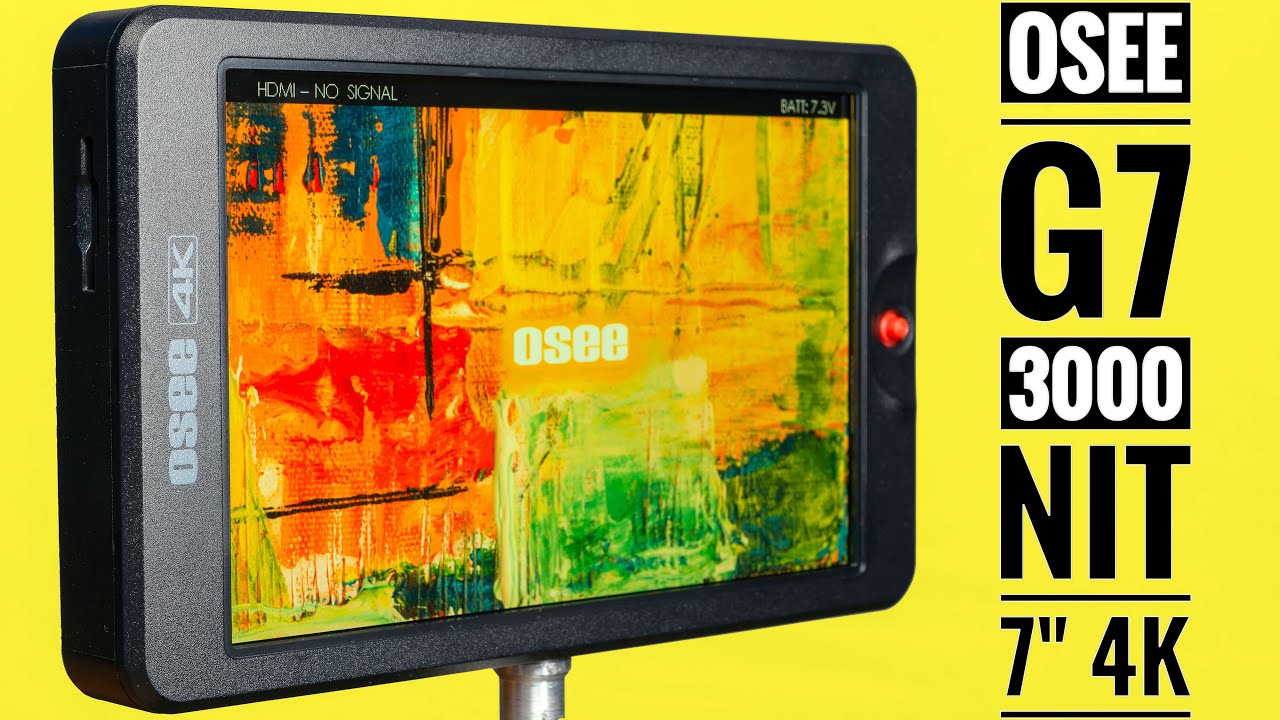 Osee G7 3000 Nit 7" On Camera Monitor - YouTube