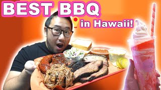 BEST BBQ in Hawaii! || [Honolulu, Oahu, Hawaii] Texas Style BBQ and Shave Ice