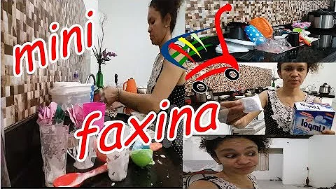 A cozinha vai dormi limpinha | tour na  cozinha pe...