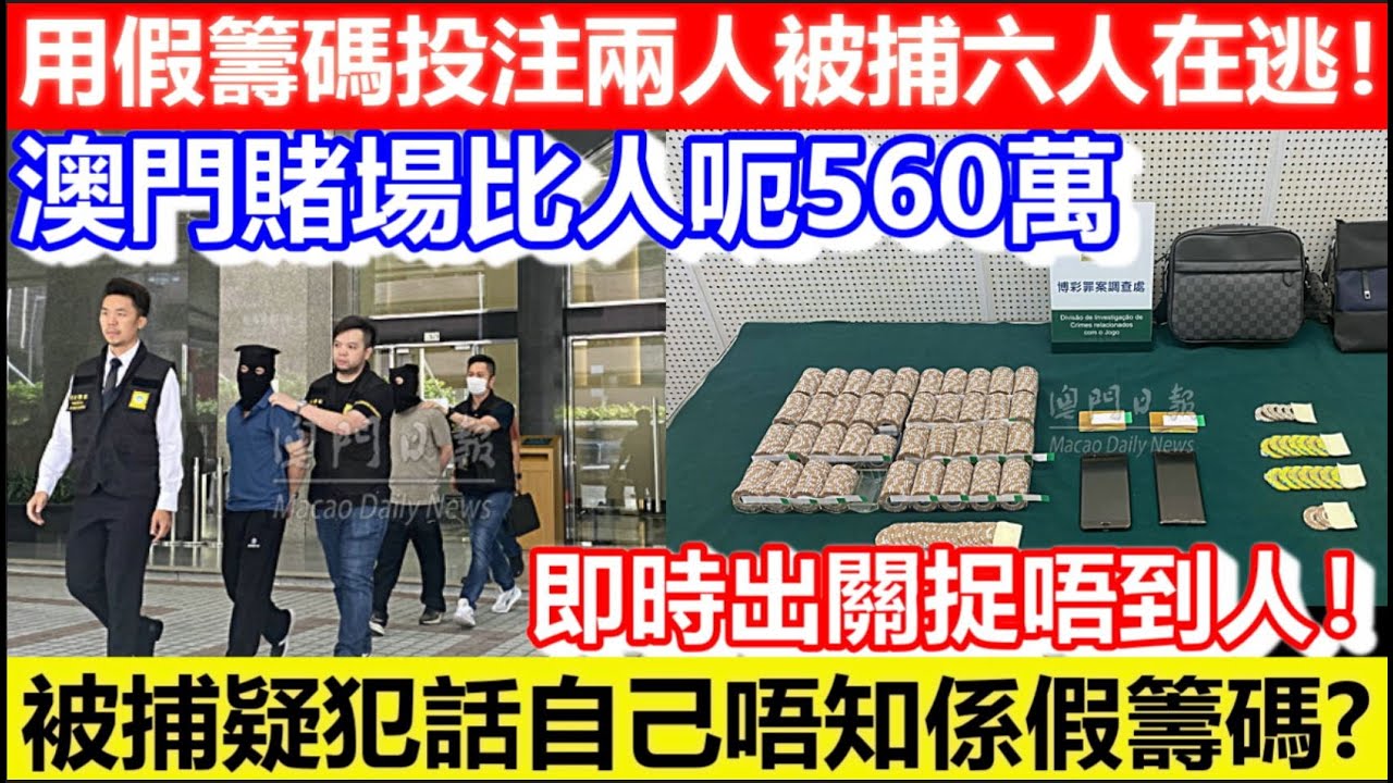 🔴澳門賭場比人呃560萬！用假籌碼投注兩人被捕六人在逃！即時出關捉唔到人！｜CC字幕｜Podcast｜日更頻道