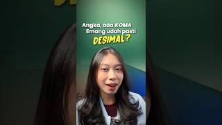 Jangan sampe miskonsepsi bilangan desimal ini kita bawa sampe jadi kakek nenek ya😆