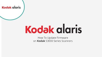 Updating Firmware on KODAK S3000 Series Scanners