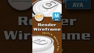 “Just few seconds & your model in Wireframe Render! ⚡Quick Arnold Tip in Maya 🔥” #3DArtist #OmShende