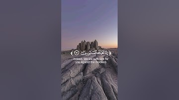 انا كفيناك المستهزئين سورة الحجر القارئ هزاع البلوشي