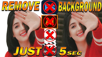 How to remove background In Just 5 Seconds | Without using Any Graphics Software