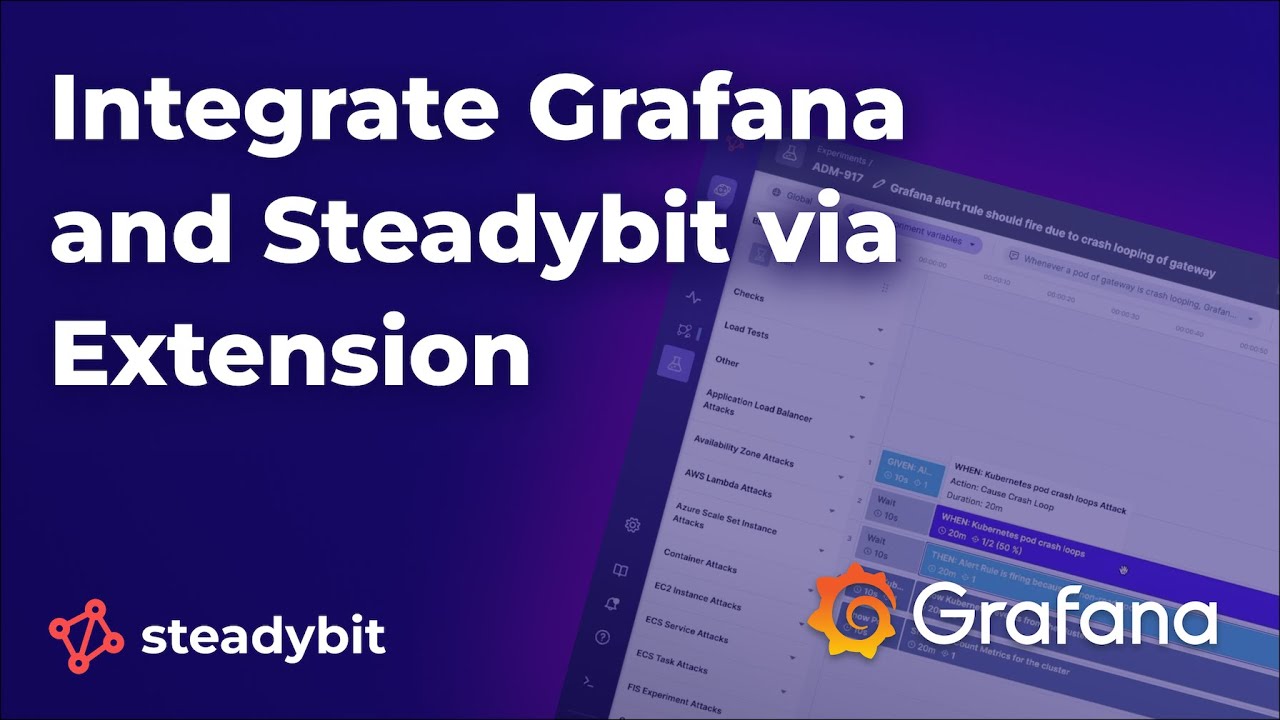 Integrating Grafana with Steadybit for Enhanced Chaos Engineering - YouTube