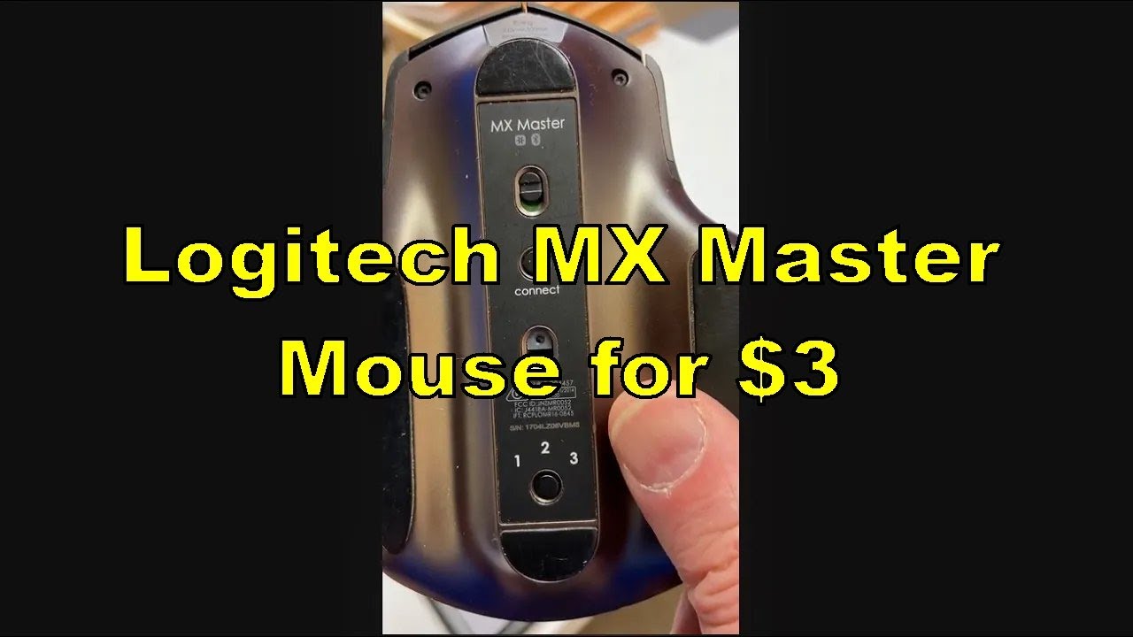 Logitech MX Master Mouse for $3