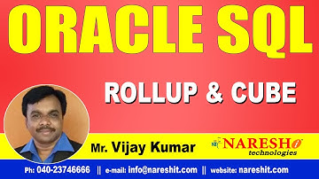 ROLLUP & CUBE in SQL | Oracle SQL Tutorial Videos | Mr.Vijay Kumar
