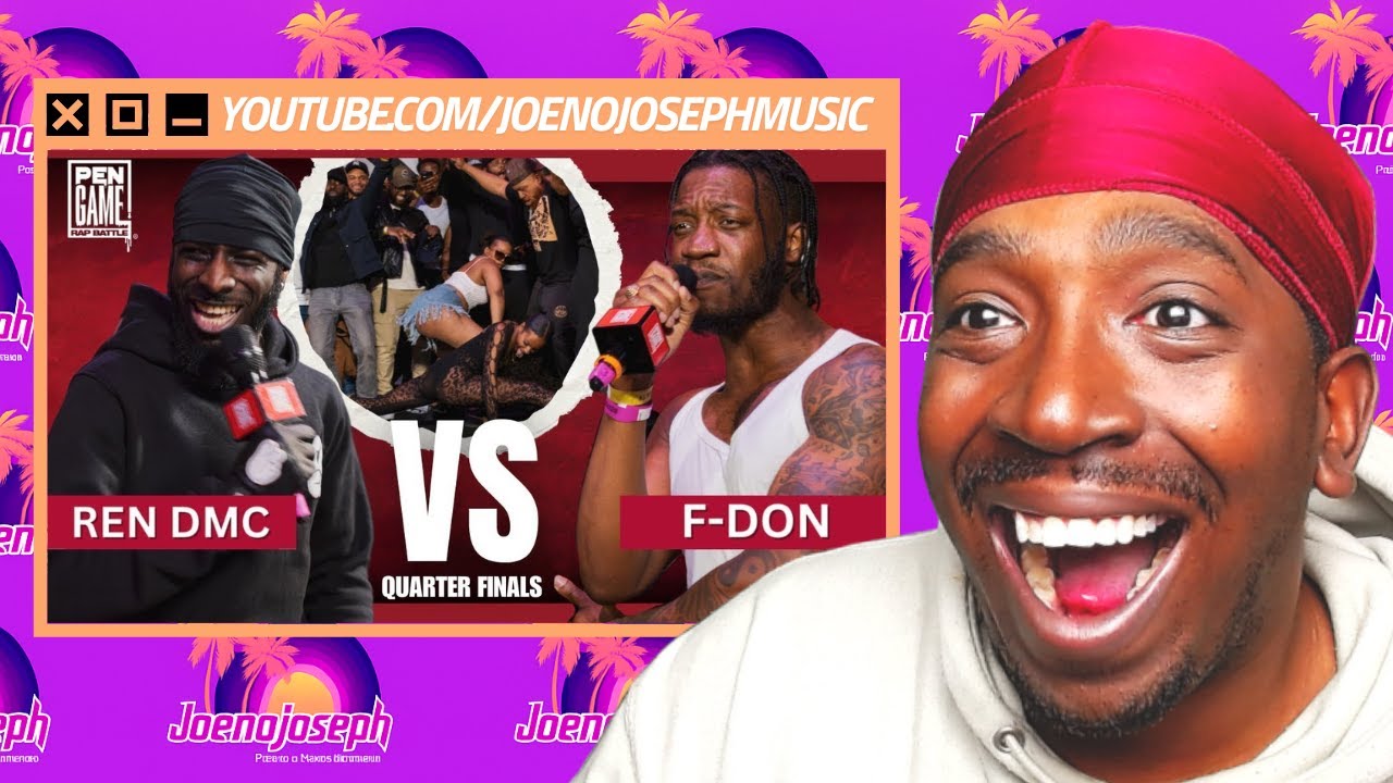 REN DMC против F-DON | PenGame Rap Battle 2024 (РЕАКЦИЯ)