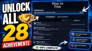 How to Fish Mods: Unlock ALL 28 Steam Achievements Instantly! 🏆 screenshot 4